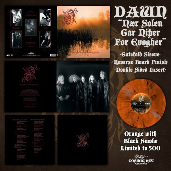 Dawn - Nær Solen Gar Niþer For Evogher (orange smoke vinyl